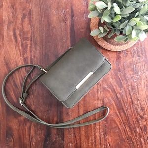 Green Faux Leather Purse
